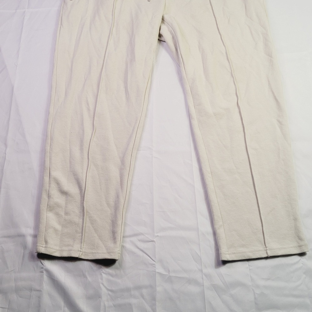 Goodfellow & Co Men's Jogger Sweatpants XL Cream Off-White Zip Pocket Q14 - Picture 8 of 16